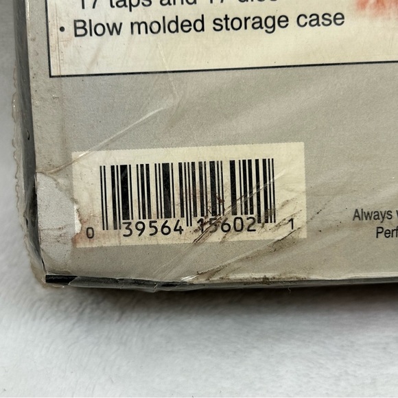 Performance Tool 40 pc Master SAE Tap and Die Set 4-40 to 1/2" #W4001DB - Picture 9 of 11